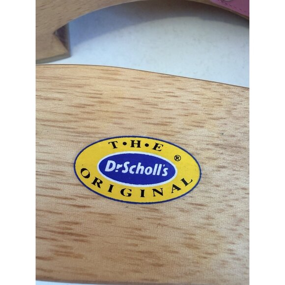 Dr Scholls Women Size 10 M Exercise Clog Sandal Special Pink Leather Slide New - Picture 6 of 12